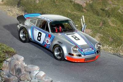 1:43 Scale - 1973 Porsche 911 RSR Carrera,  2.8 Liter, Martini Racing