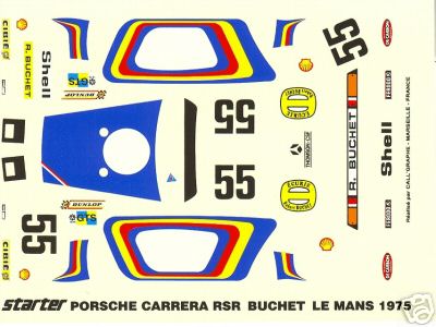 1-43 Kit Porsche 911 RSR LeMans 1975 Buchet - Photo 4