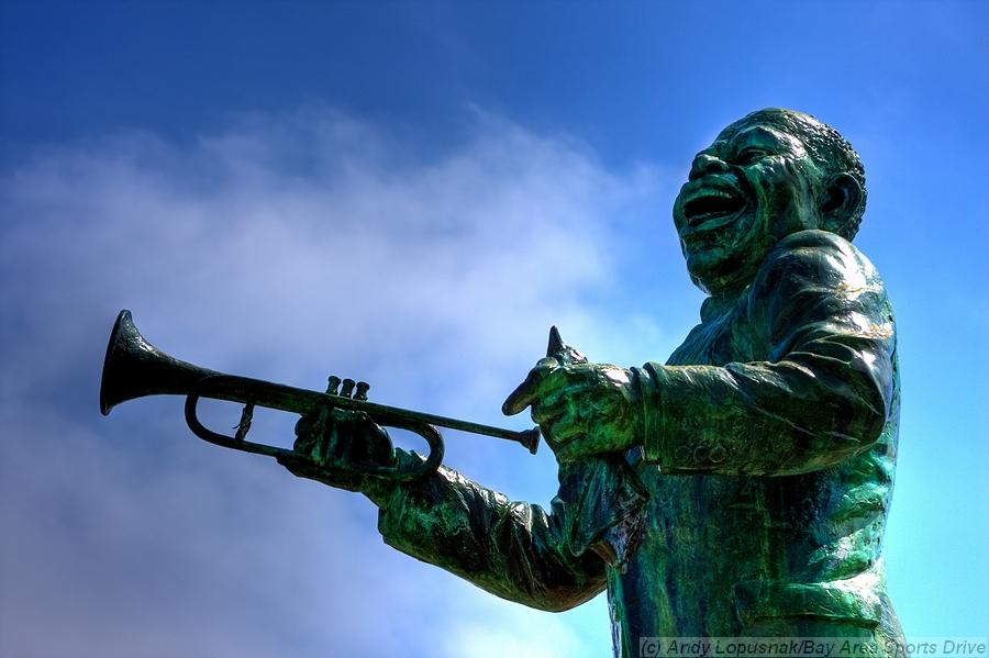Louis Armstrong statue at Algiers Point