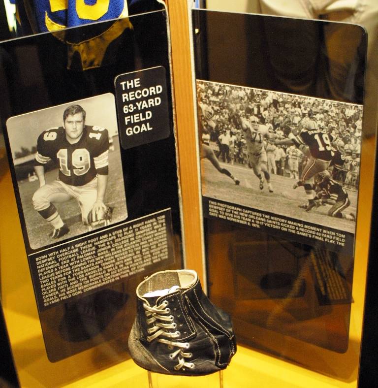 Tom Dempseys shoe