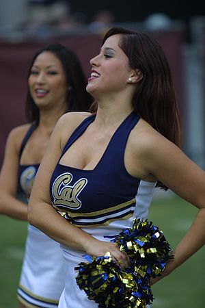 Univ. of California cheerleader