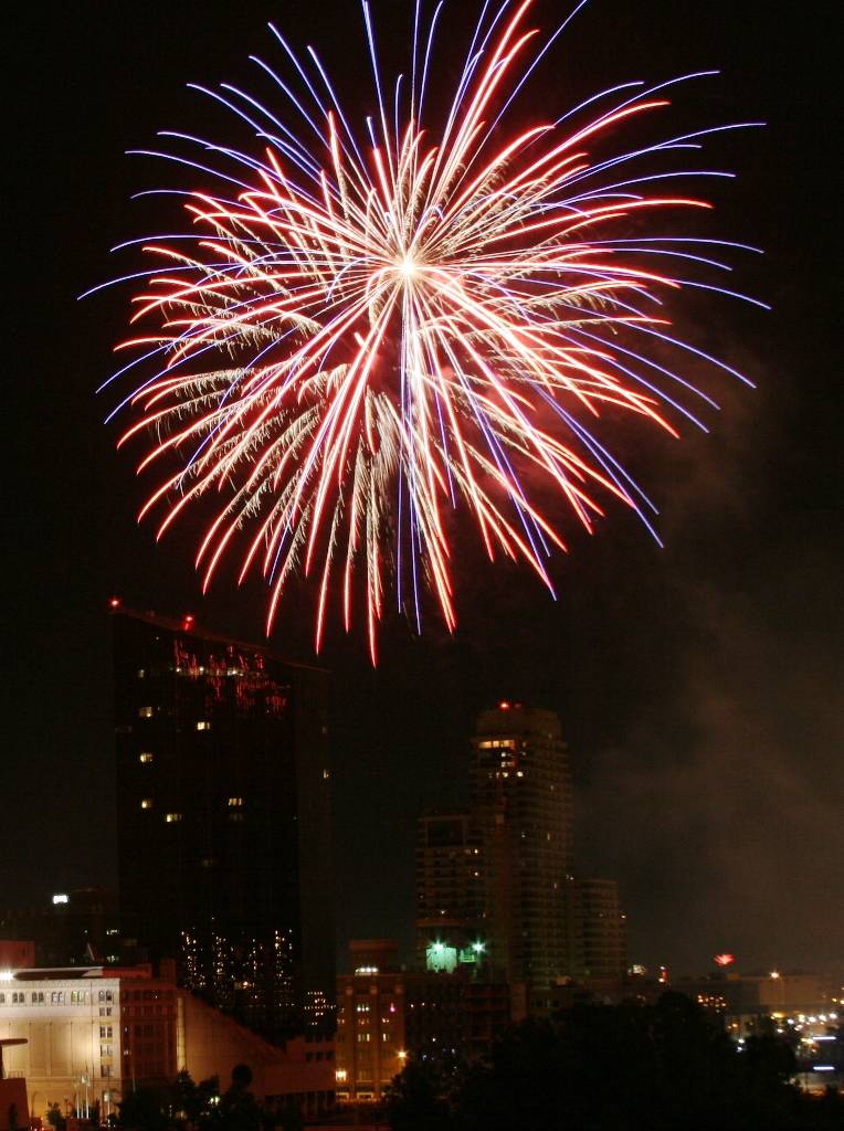 Fireworks in Grand Rapids - July 4, 2006