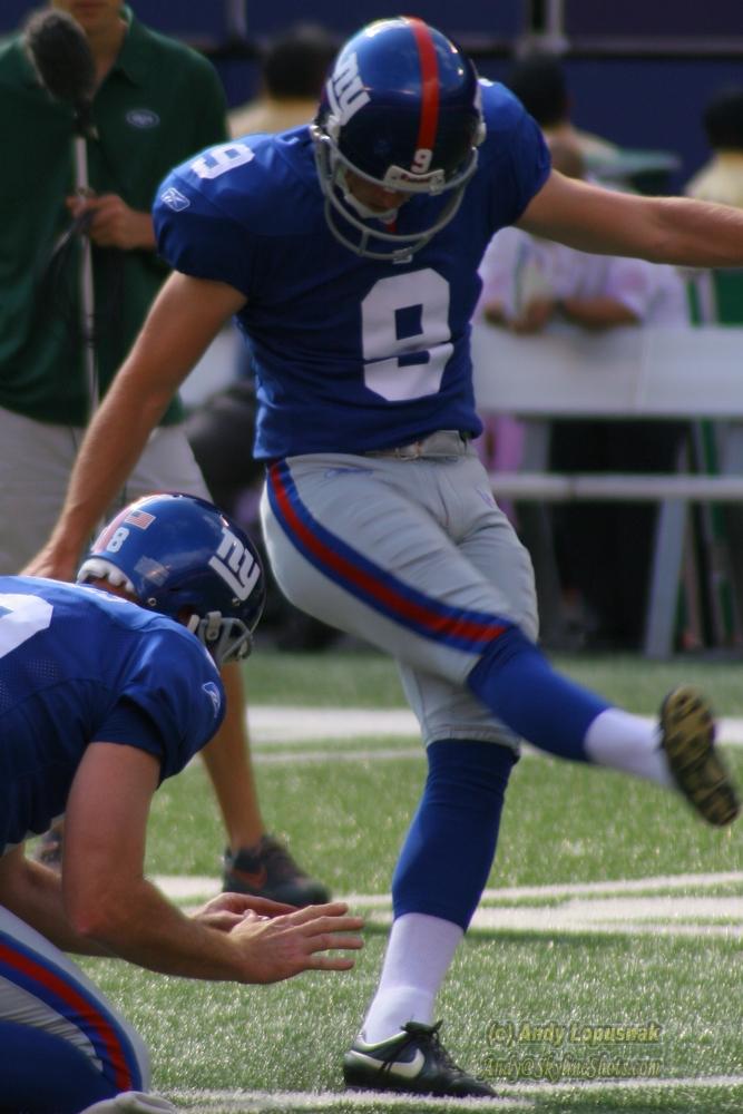 New York Giants kicker Lawrence Tynes (kicked 3 FGs in NFC title game to advance to Super Bowl XLII)