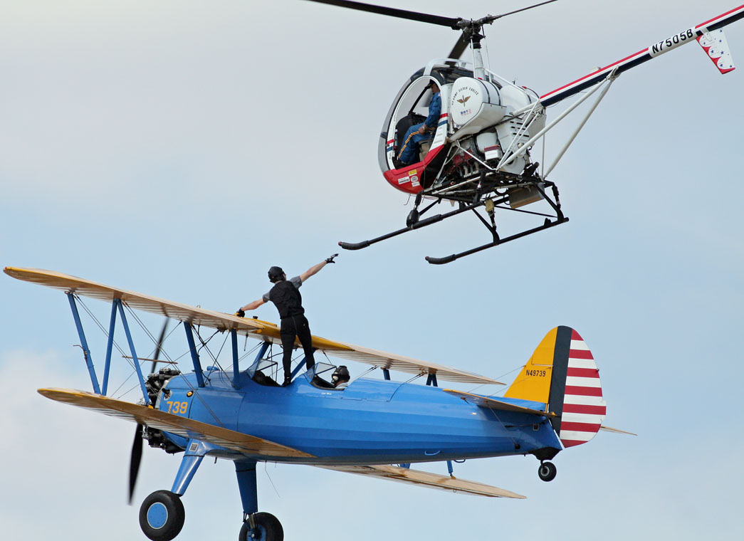 Transfer from Plane to Helicopter