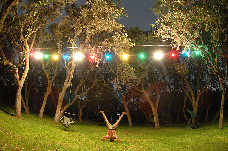 5 7 06 My biergrten lighting back yard.