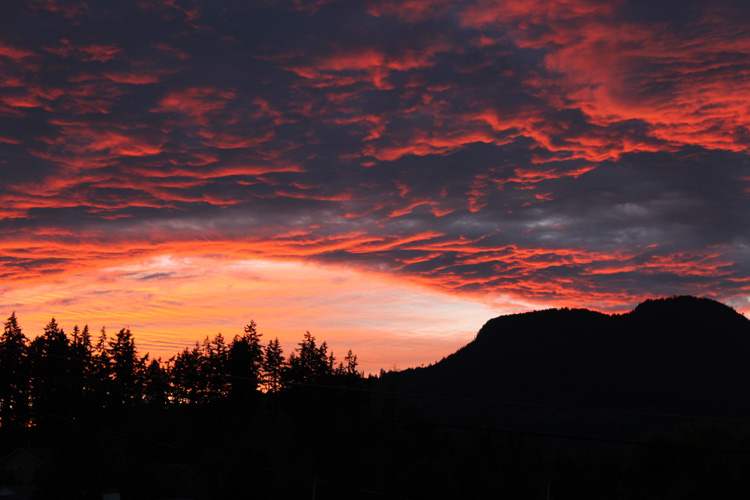 Mt. Prevost sunset