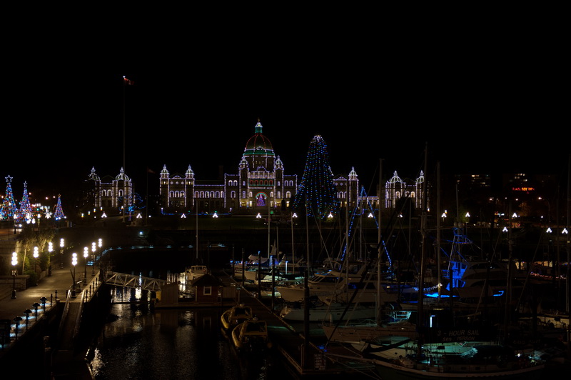 Inner Harbour at Christmas Time