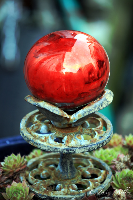 Red Glass Ball 