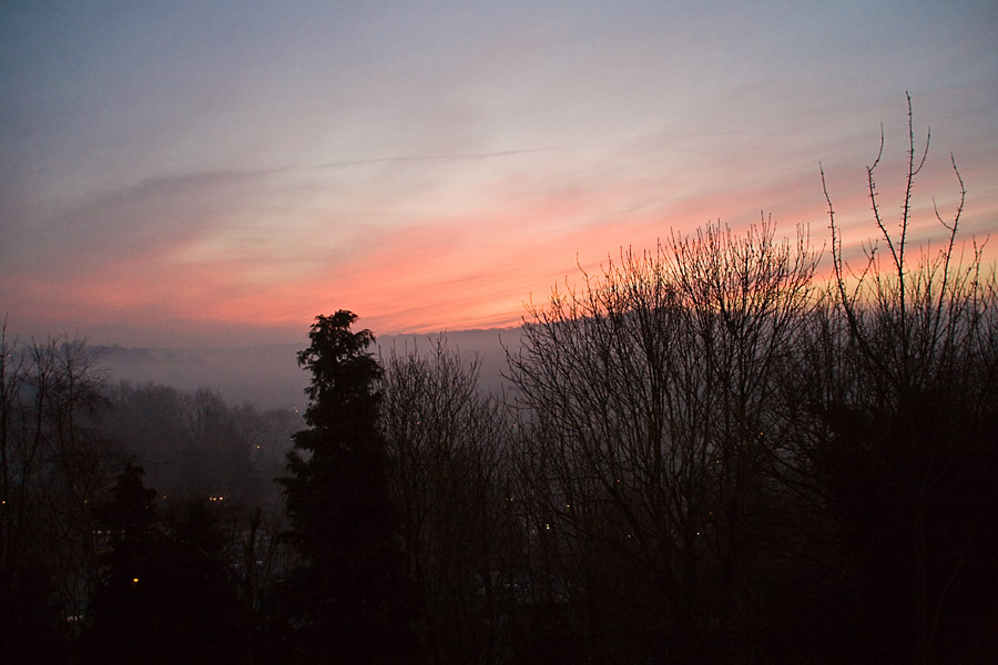 Misty sunset 2