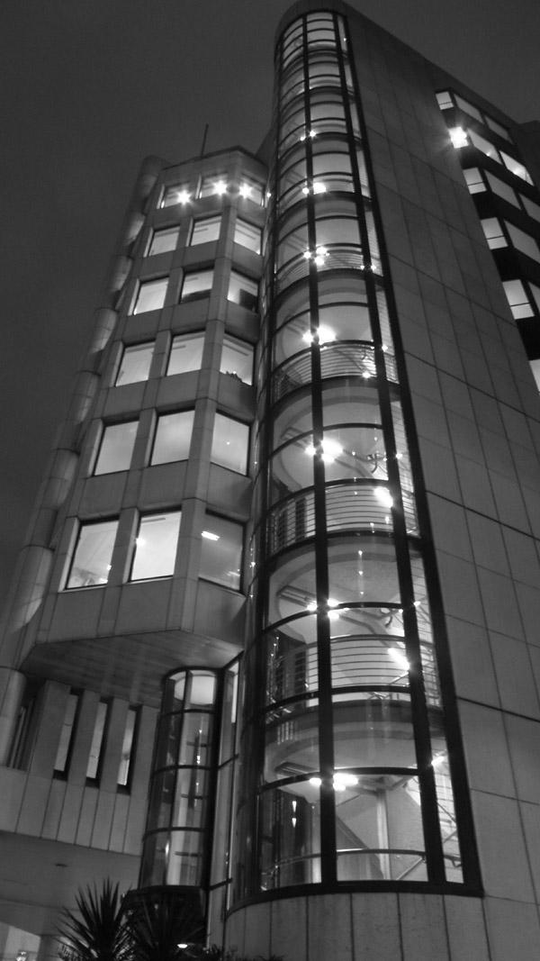 8 Jan... Glass and concrete