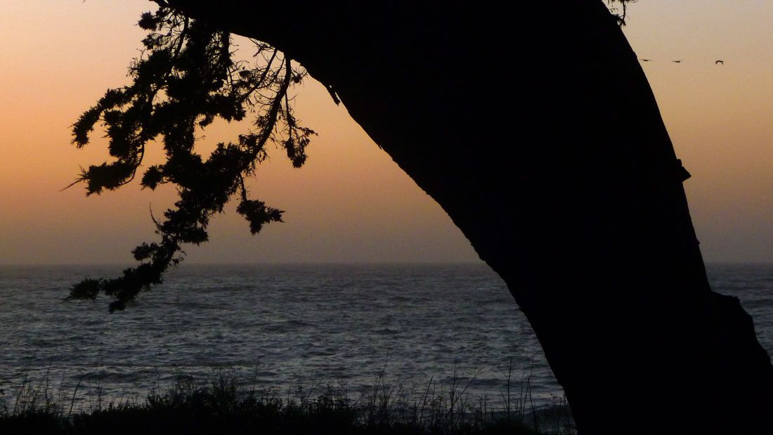 Sunset Over the Pacific