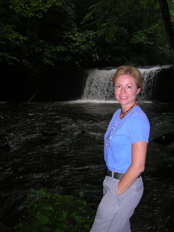 Michelle at Waterfall