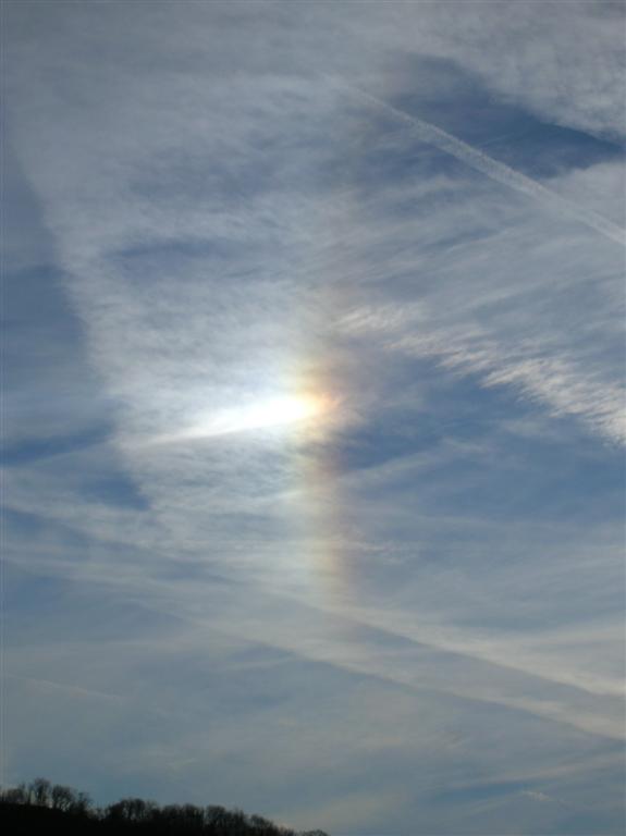 Sun Dog over Beartown Mountain