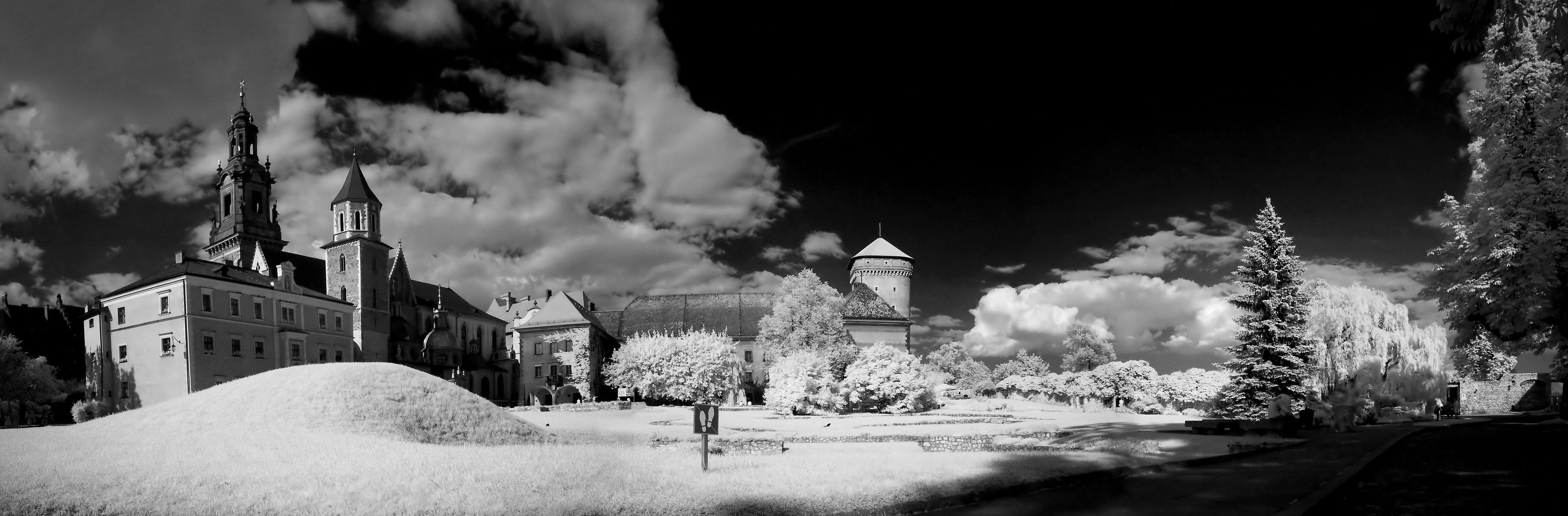 Wawel in Infared [1200x3643]