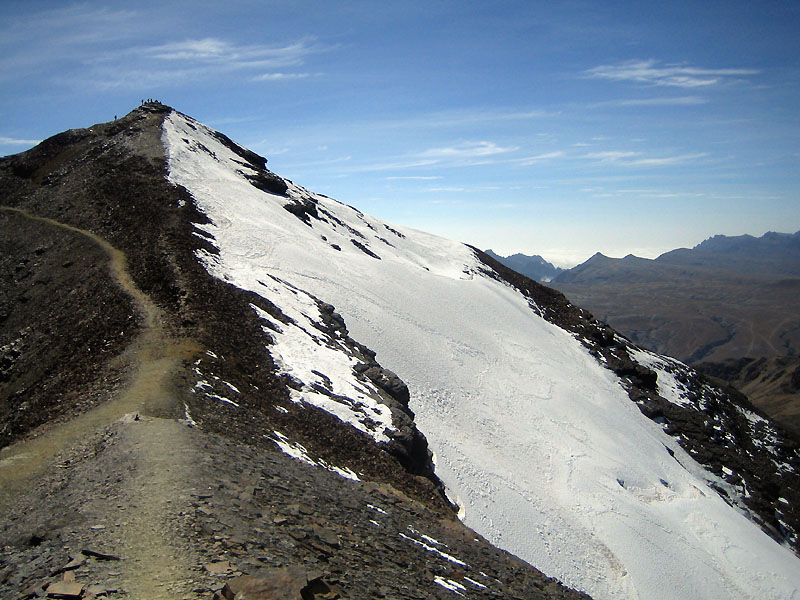 This glacier has all but disappeared in 2009, just a few years after this was taken (July 2006).