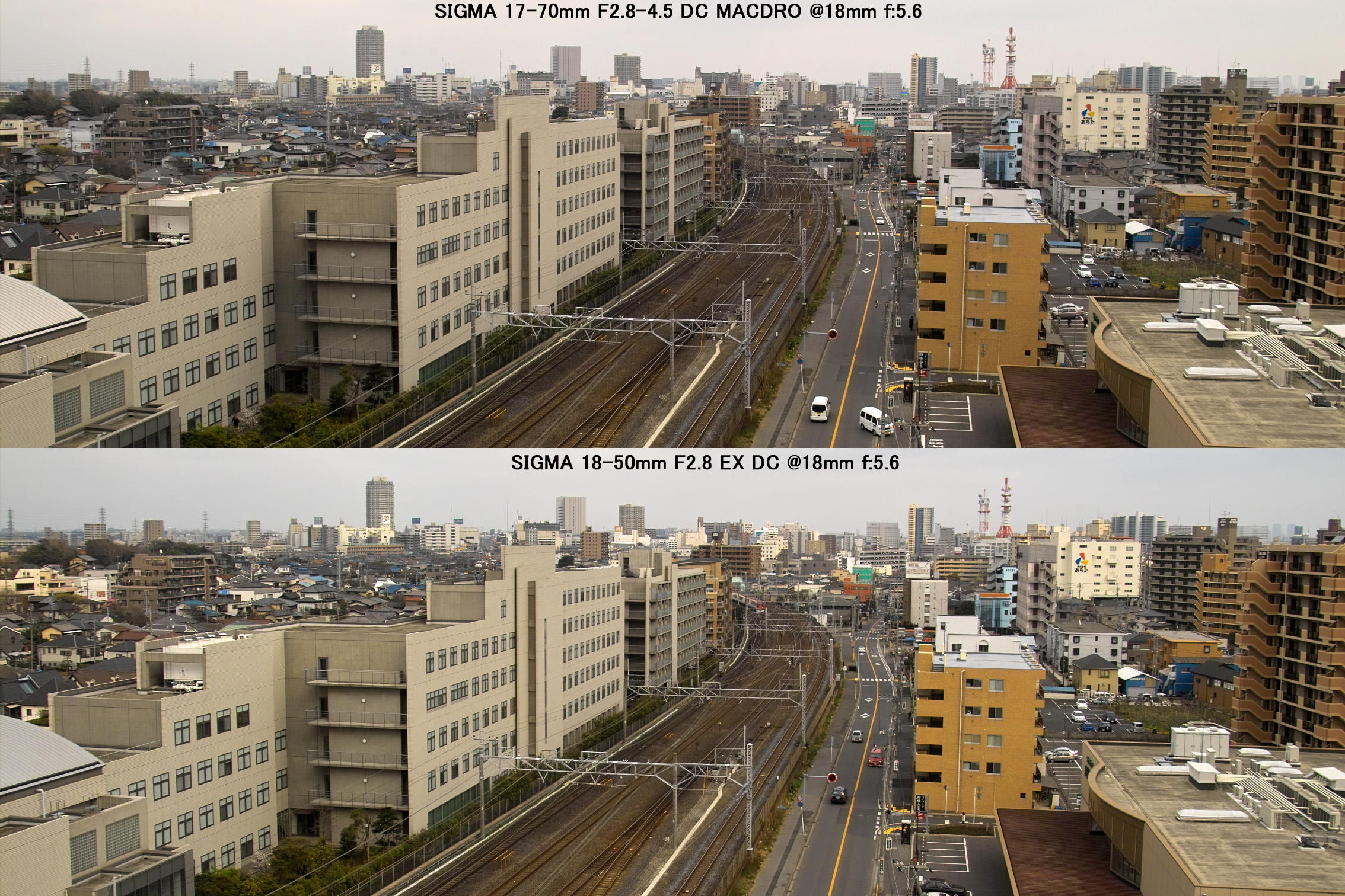 17-70mm DC vs 18-50mm F2.8 DC @19mm f/56