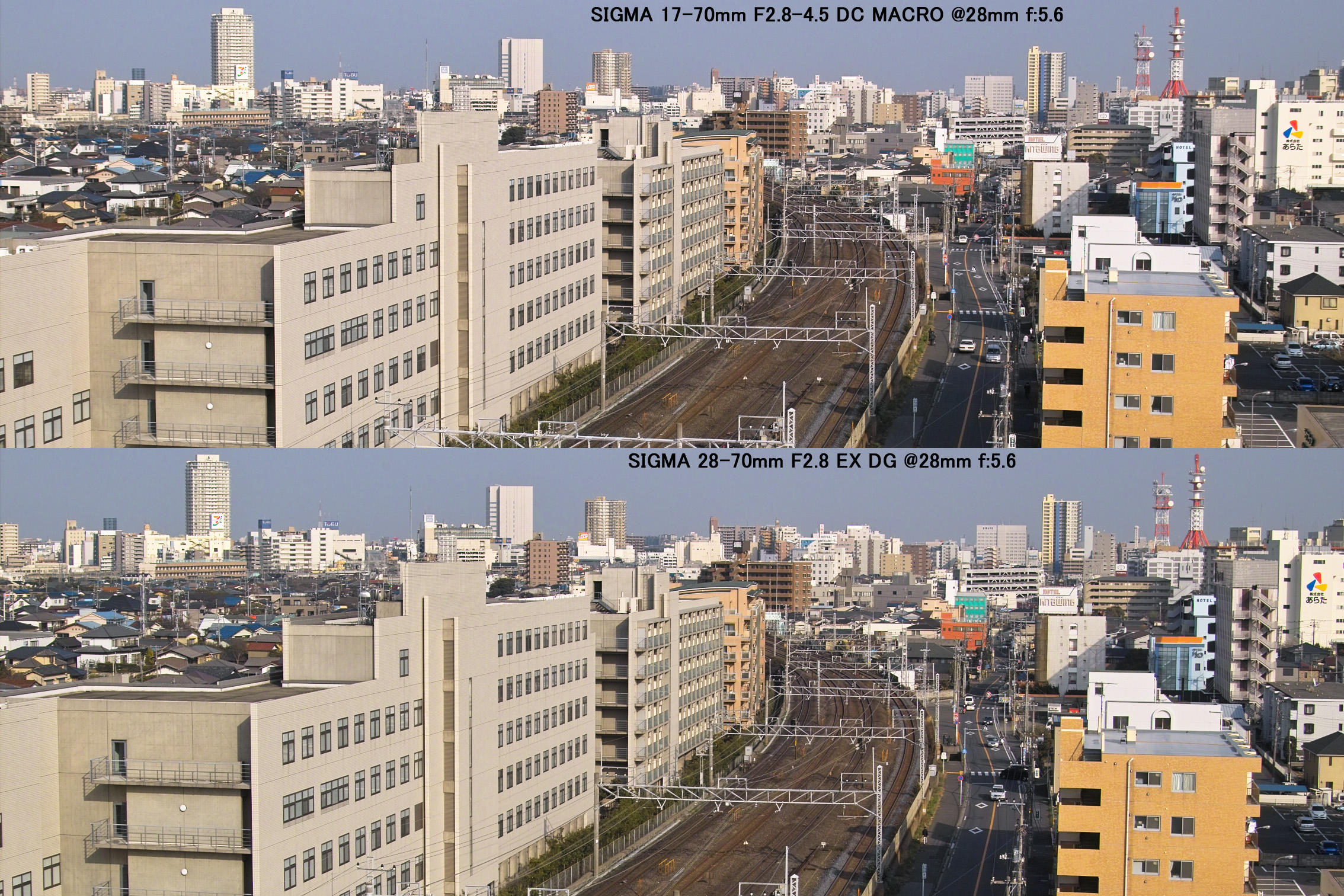 17-70mm DC vs 28-70mm DG @28mm f/56