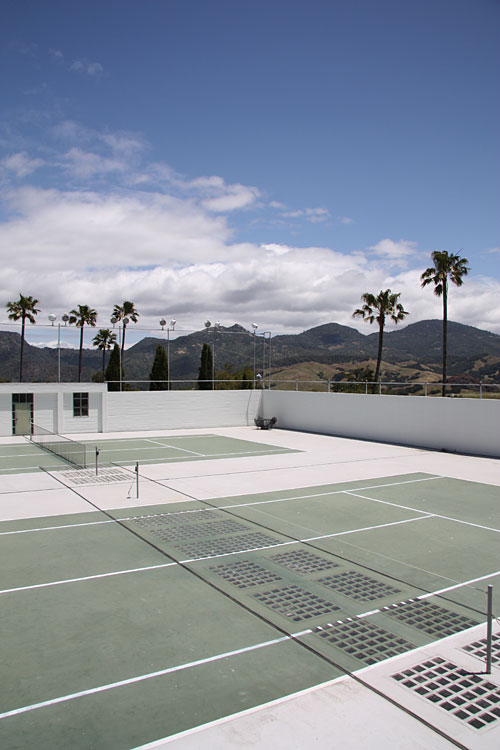 Tennis Courts, Hearst Castle