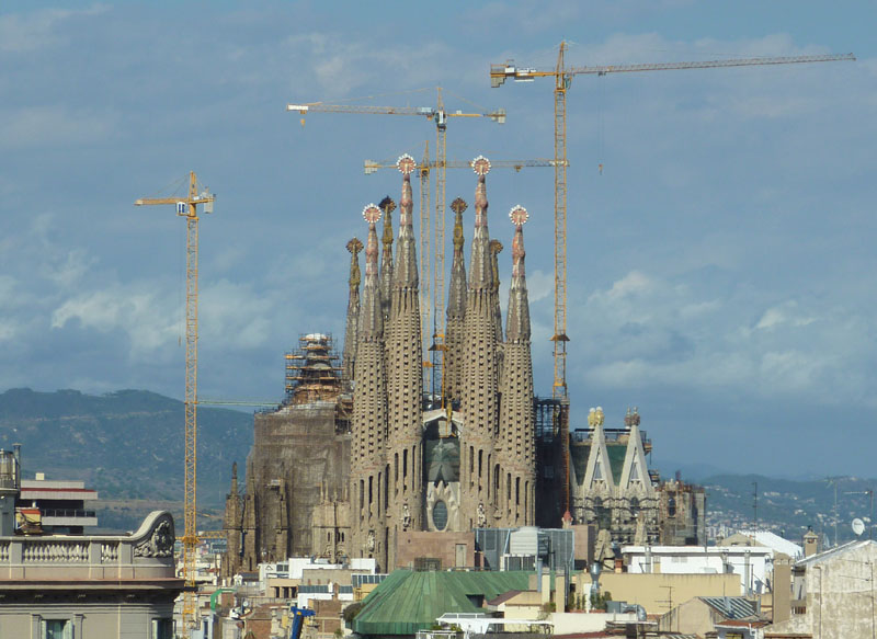 Sagrada Família from La Pedrera