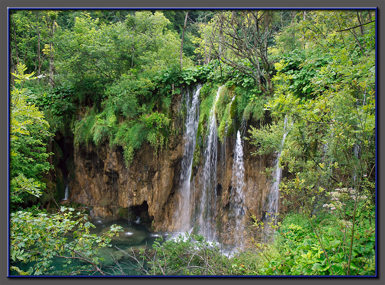 Croatia, the Plitvice falls