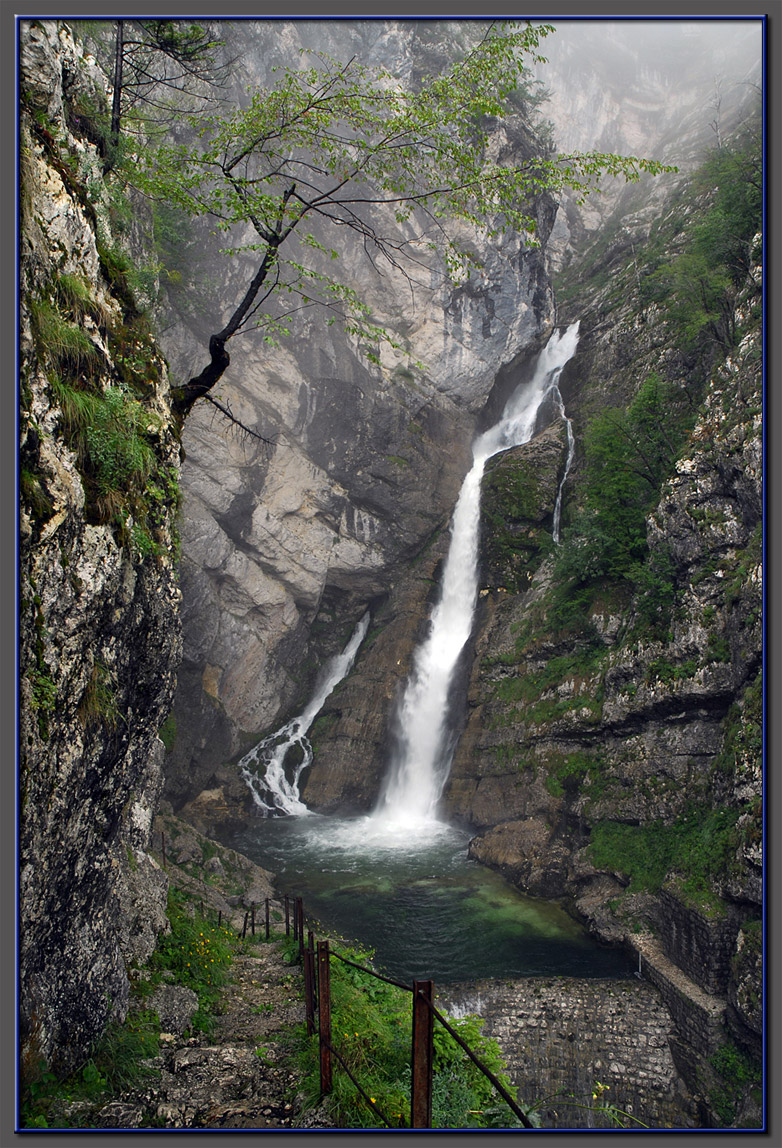 Savice fall, Bohini lake