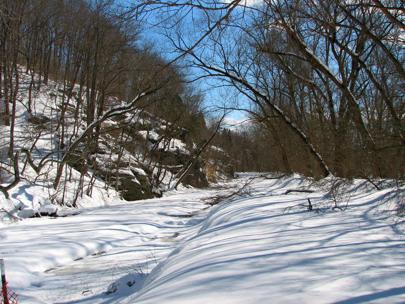 Virgin Snow at Pennyfield Lock