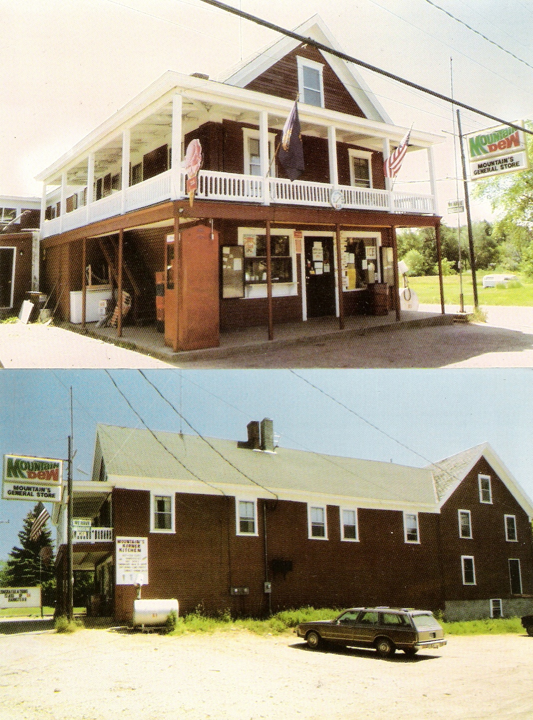 Mountains Store & Korner Kitchen - Center Barnstead - Old Postcards