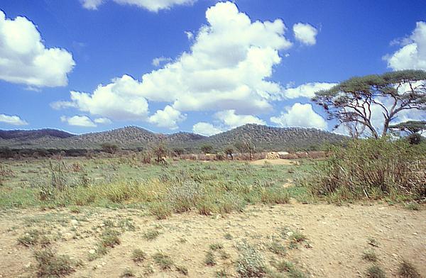 Nairobi road to Maasai - maasai village