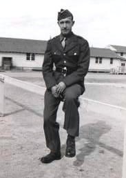Pvt Warren Gray at Camp Wolters 1942