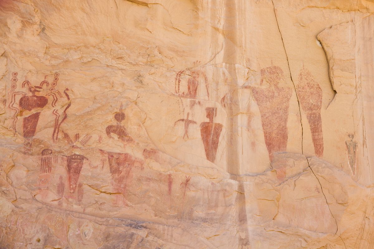 Sego Canyon Utah petroglyphs