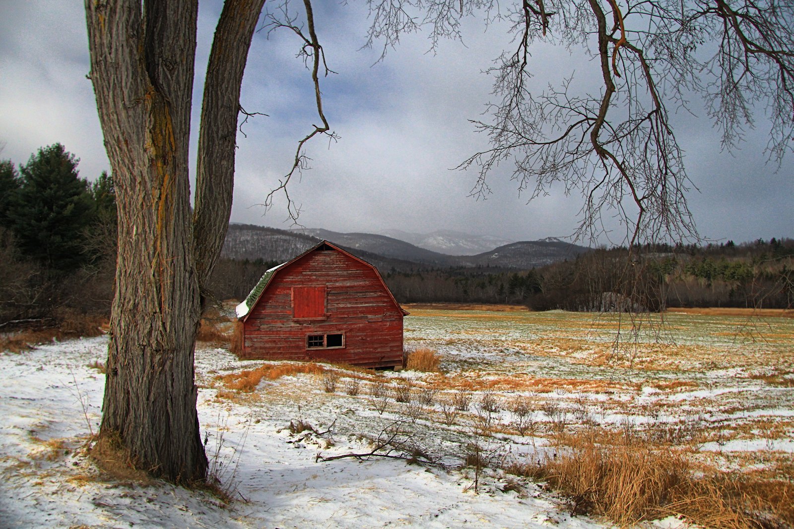 Snow in the High Peaks<BR>November 25, 2012