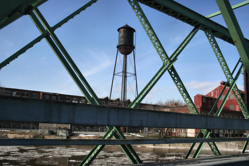 Peebles Island Bridge and Water Tower