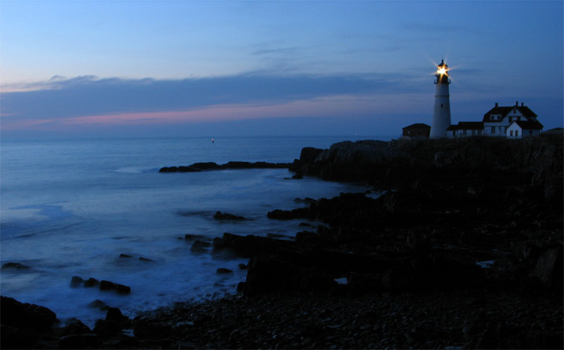 Night at Portland Head Light