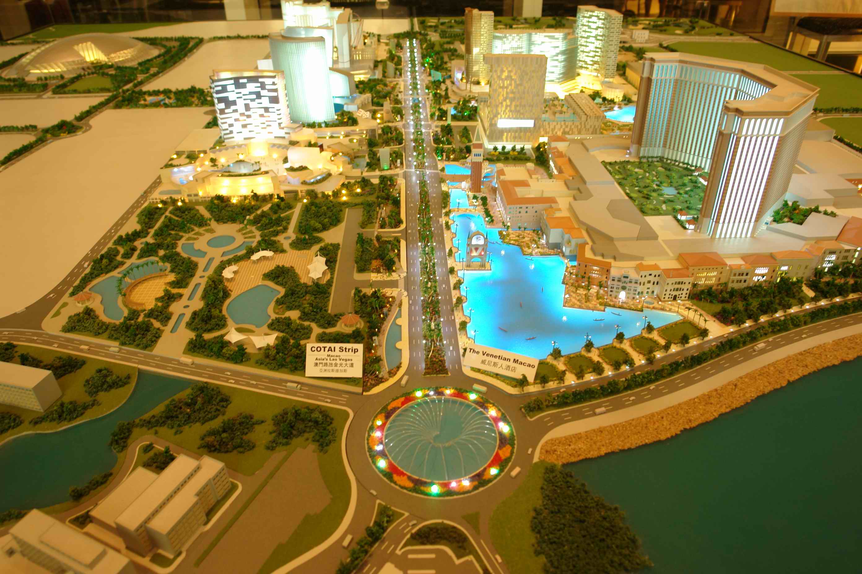 Sands Macau - Cotai City model