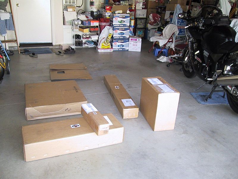 Fedex delivered 5 boxes weighting over 100 lbs...