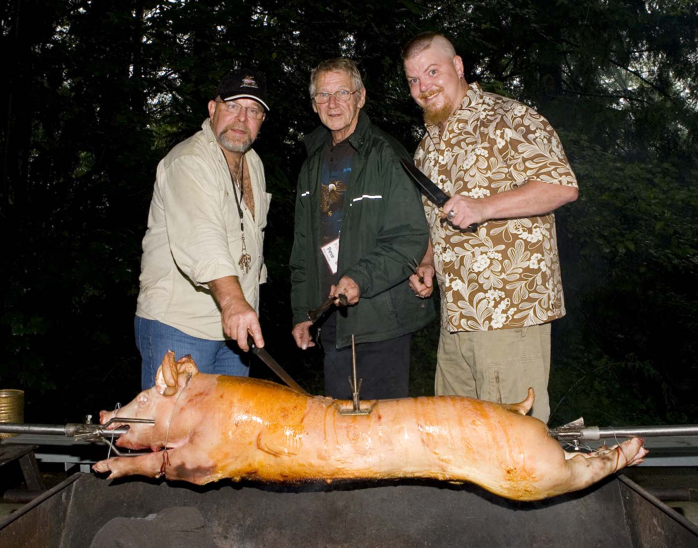 Rick, Pete, Leigh and De Hog