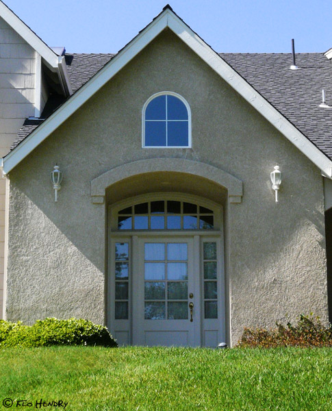 Arch Top Window - A Simple Exterior