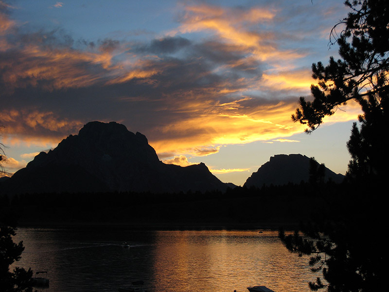 Mt Moran at Jackson Lake