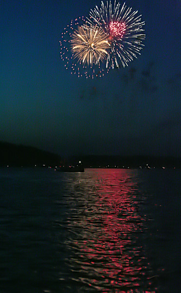 3rd - Fireworks from the Lake