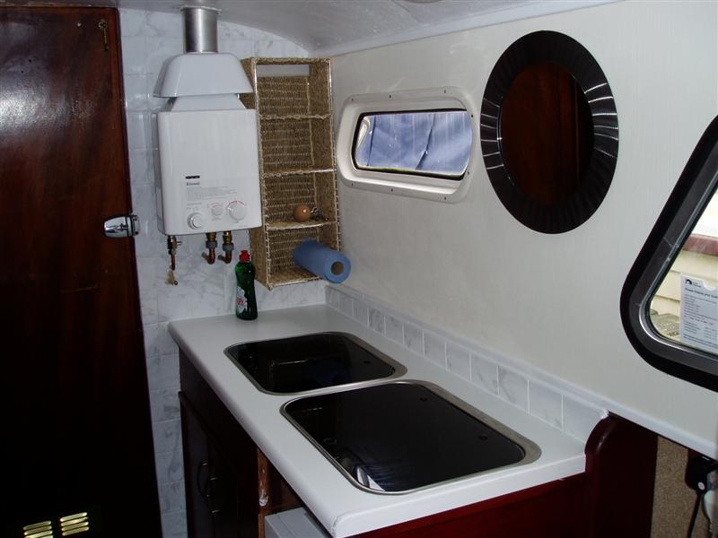 New galley area