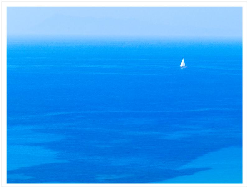 Alone on the open sea