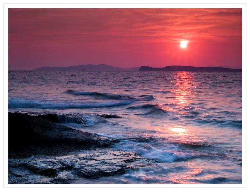 Sunset over San Stefanos