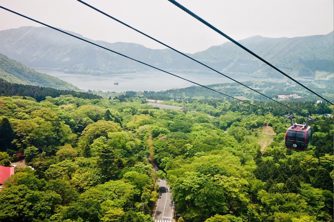 Lake Ashi from Above