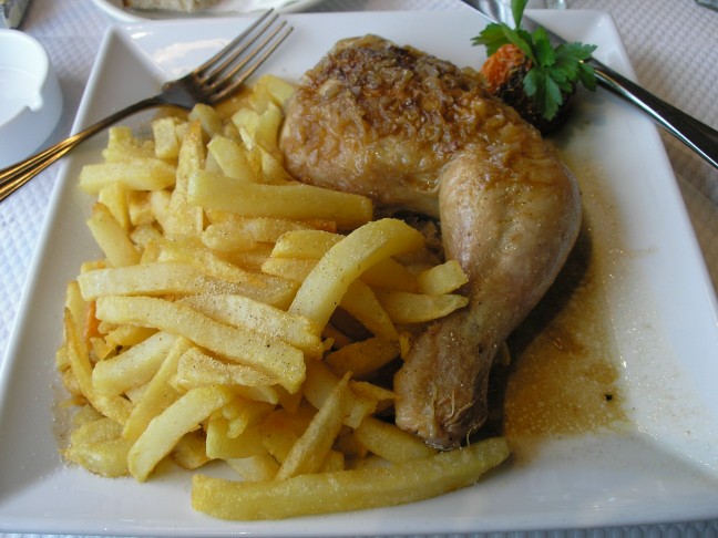 Poulet Roti et Frites