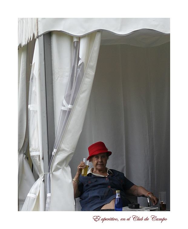 El aperitivo, en el Club de Campo