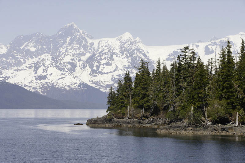 Whittier, cruise tour of Esther Passage