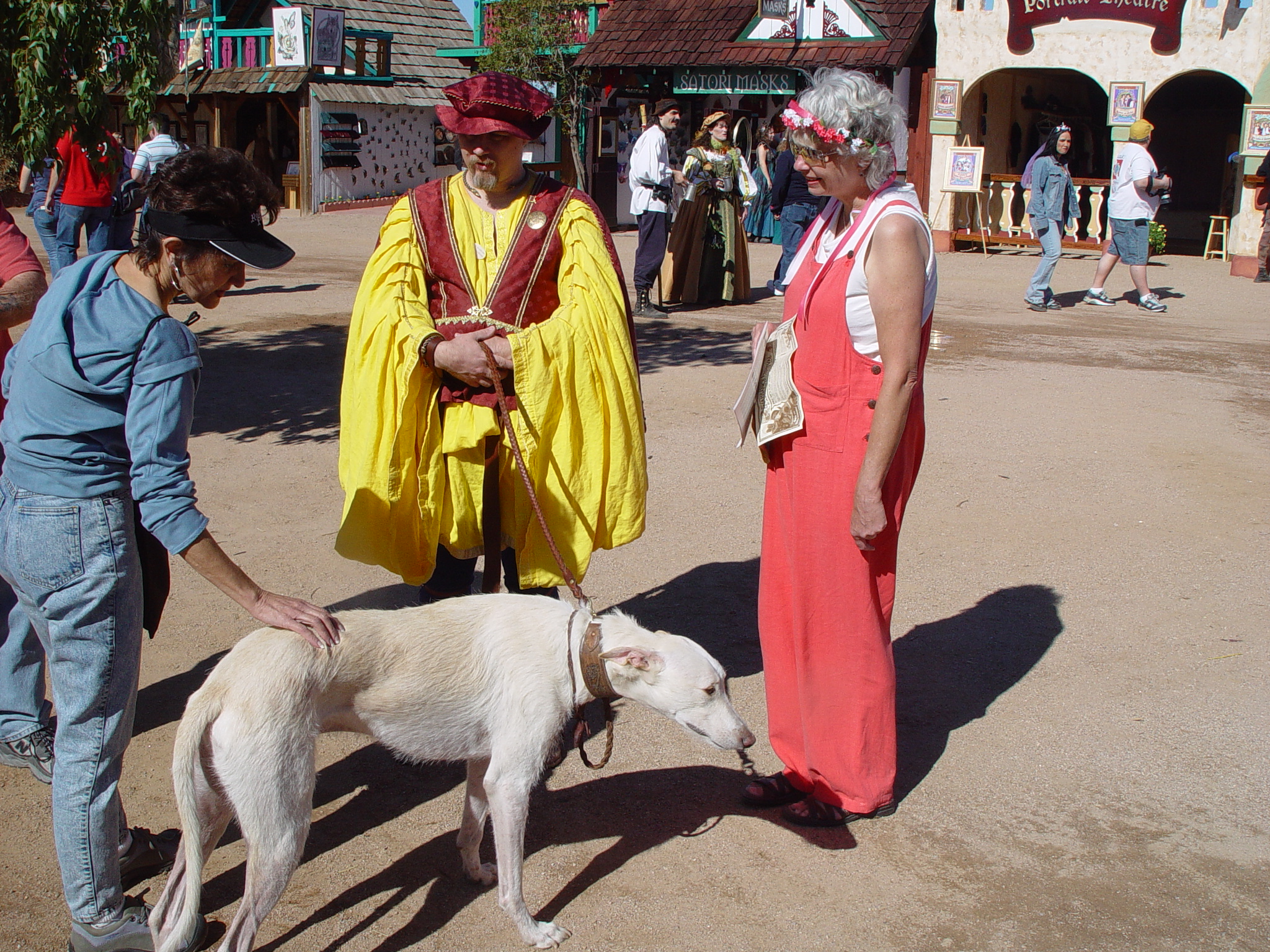SARA GREETED EVERY DOG
