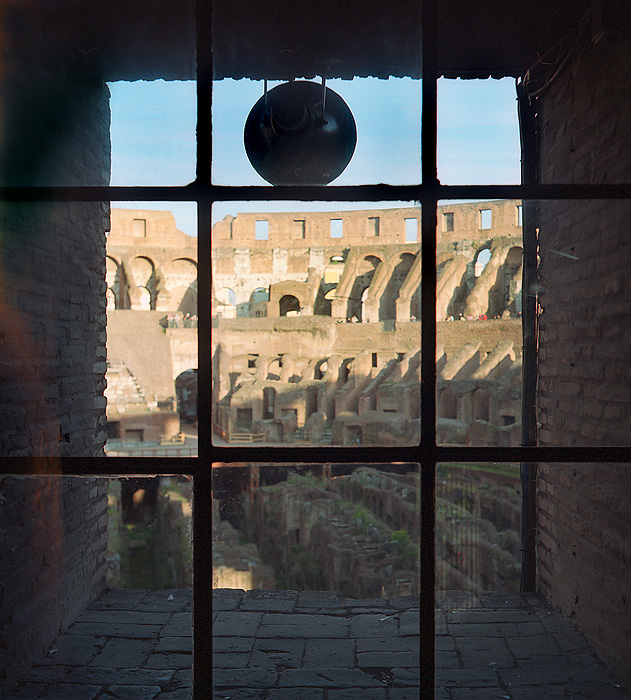 Coliseum: Not the usual view