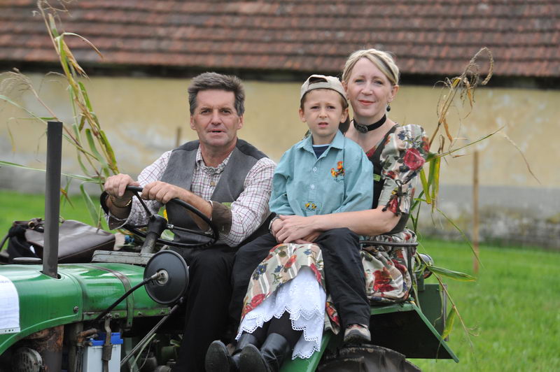 Immer wieder dabei: Bruno Dachler mit Familie
