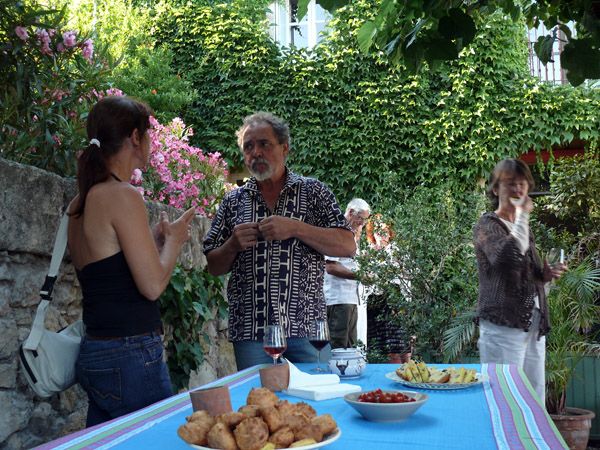 Vernissage au Mas Savary de Beauregard